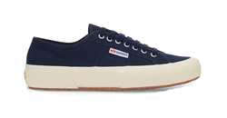 SUPERGA HERRINGBONE NAVY OFF WHITE